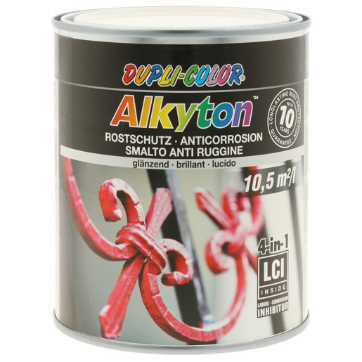 Dupli Color Alkyton Streichlack 750 ml 245480 RAL 9010 reinweiss